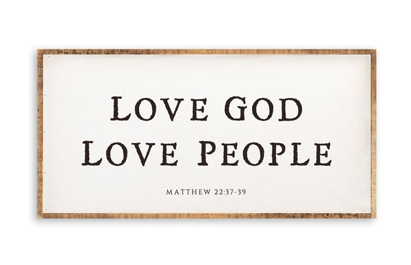Love God Love People
