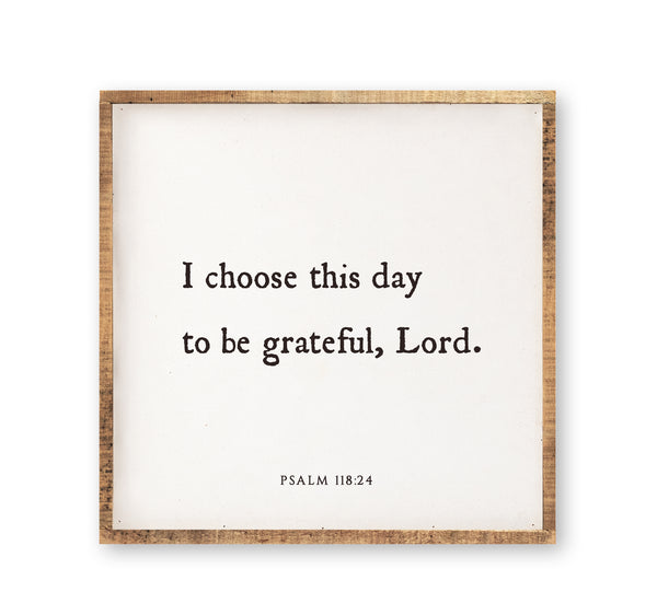 I Choose this Day