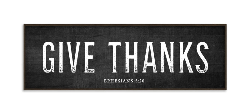 36 x 12" | Give Thanks