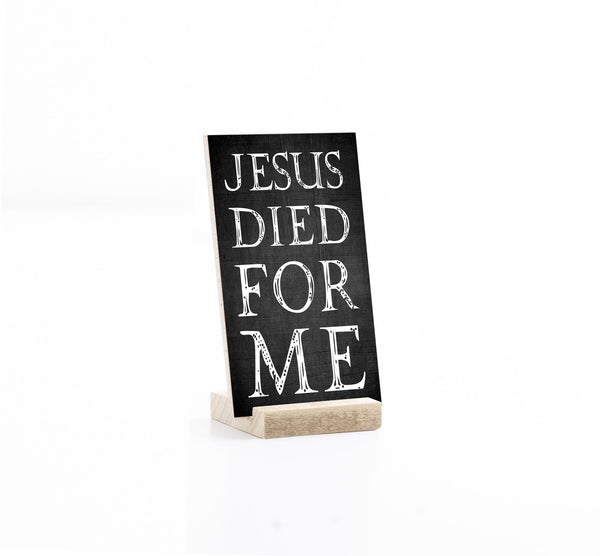 Jesus Died For Me | 3 x 5"
