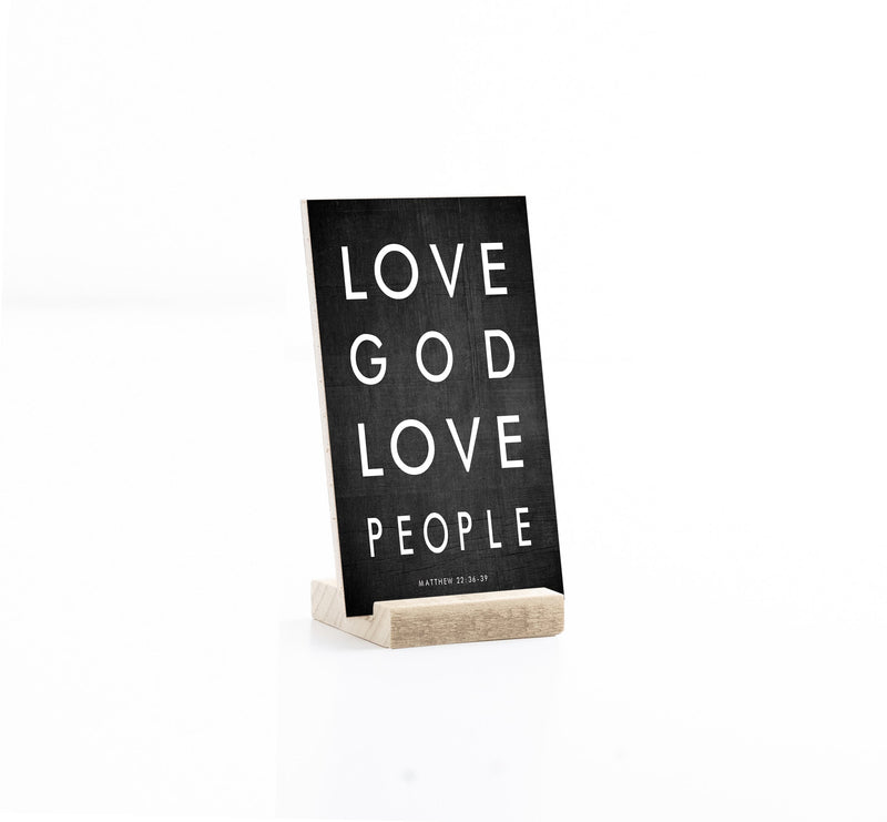 Love God Love People | 3 x 5"