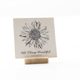 All Things Beautiful - 4x4 Graphic Shelf Sitter