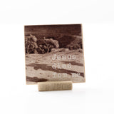 Jesus Died For Me - 4x4 Graphic Shelf Sitter