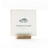 Fishers of Men - Coastal White Oak Sideboard - 4x4 Animal Shelf Sitter