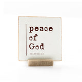4 x 4" | Signature | Peace Of God