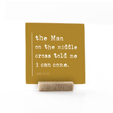 4 x 4" | Signature | The Man On The Middle