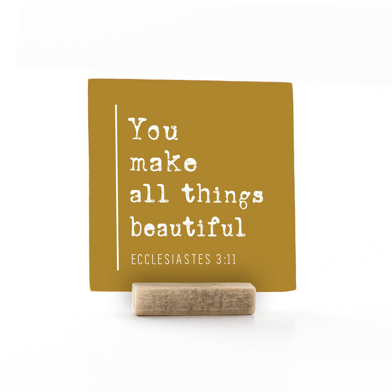 4 x 4" | Signature | You Make All Things