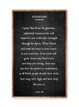 Ephesians 3:16-18