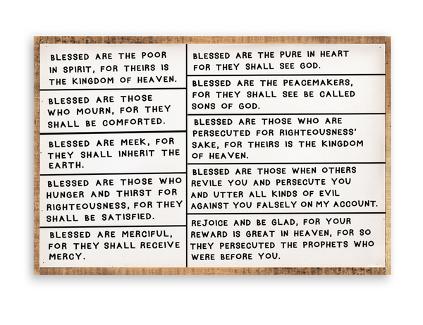 The Beatitudes